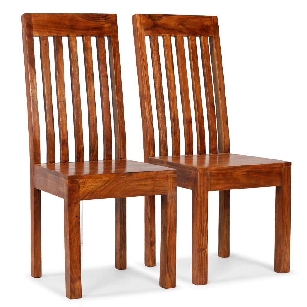 Dining Chairs 6 Pcs Solid Wood Modern