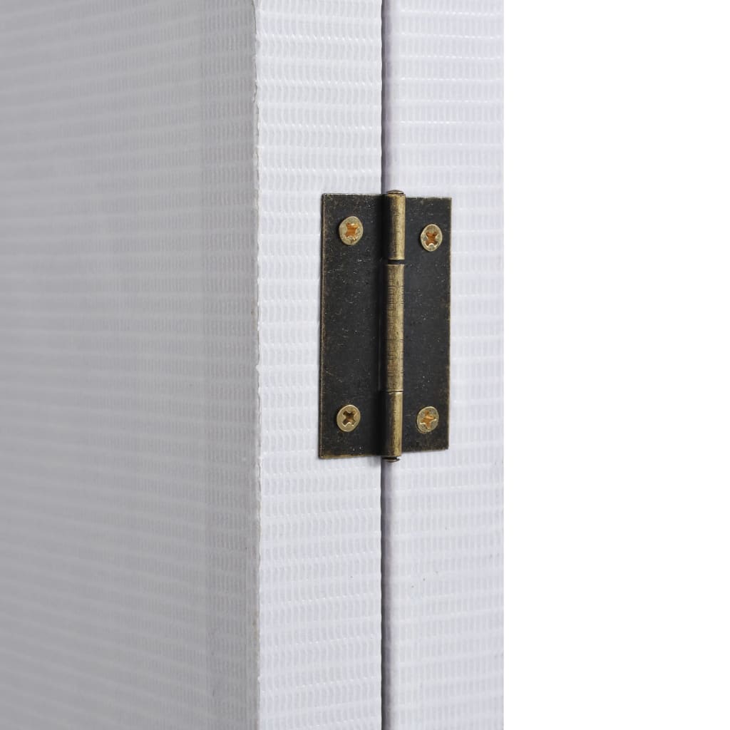 New York Day Folding Room Divider 160x170 cm, Black & White Canvas