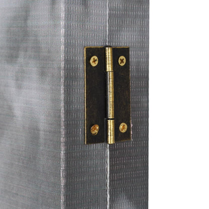 London Bus Folding Room Divider 120x170cm - Black & White Canvas