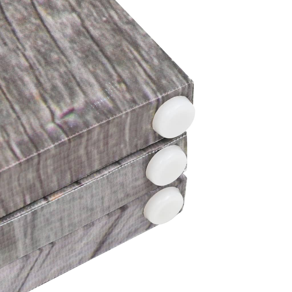 Elegant Lake-Themed 120x170 cm Folding Room Divider - Wood Finish