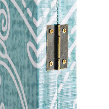 Butterfly Blue Folding Room Divider, 228x170 cm – Stylish Privacy Panel