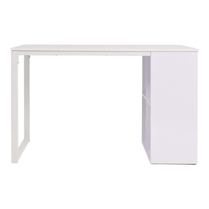 Modern White Writing Desk - 120x60x75 cm, Sleek & Stylish Design