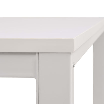 Modern White Writing Desk - 120x60x75 cm, Sleek & Stylish Design