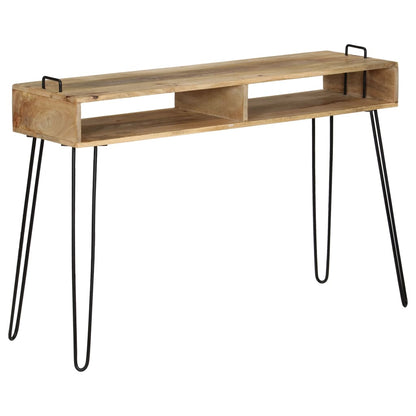 Console Table Solid Mango Wood 115x35x76 cm