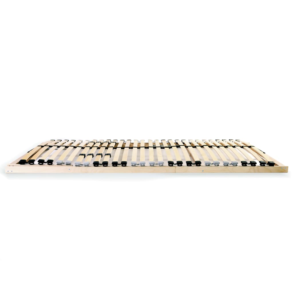 Beech Slatted Bed Base, 28 Slats, 7 Zones, 100x200 cm