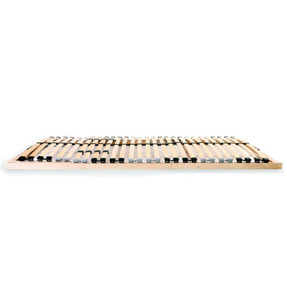 Beech Slatted Bed Base, 28 Slats, 7 Zones, 100x200 cm