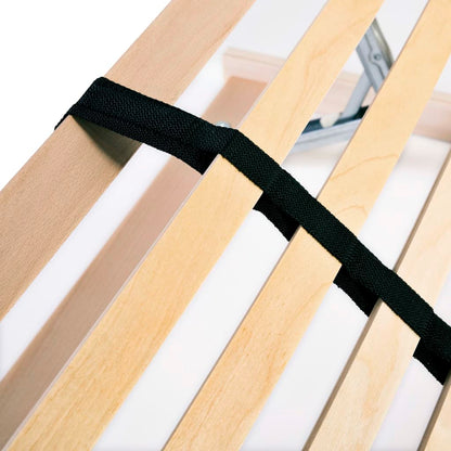 Beech Slatted Bed Base, 28 Slats, 7 Zones, 100x200 cm