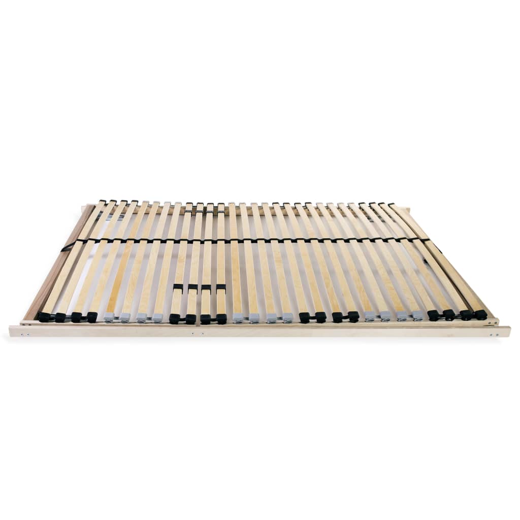 Premium 28-Slat Beech Bed Base, 7 Zones, 120x200 cm