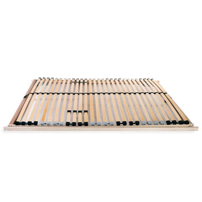 Premium 28-Slat Beech Bed Base, 7 Zones, 120x200 cm
