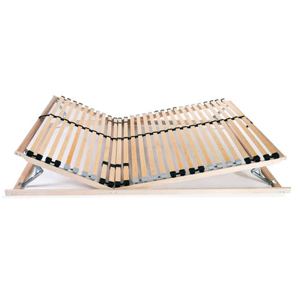Premium 28-Slat Beech Bed Base, 7 Zones, 120x200 cm