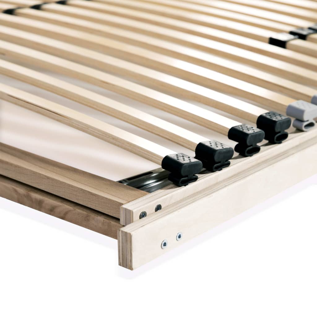 Premium 28-Slat Beech Bed Base, 7 Zones, 120x200 cm