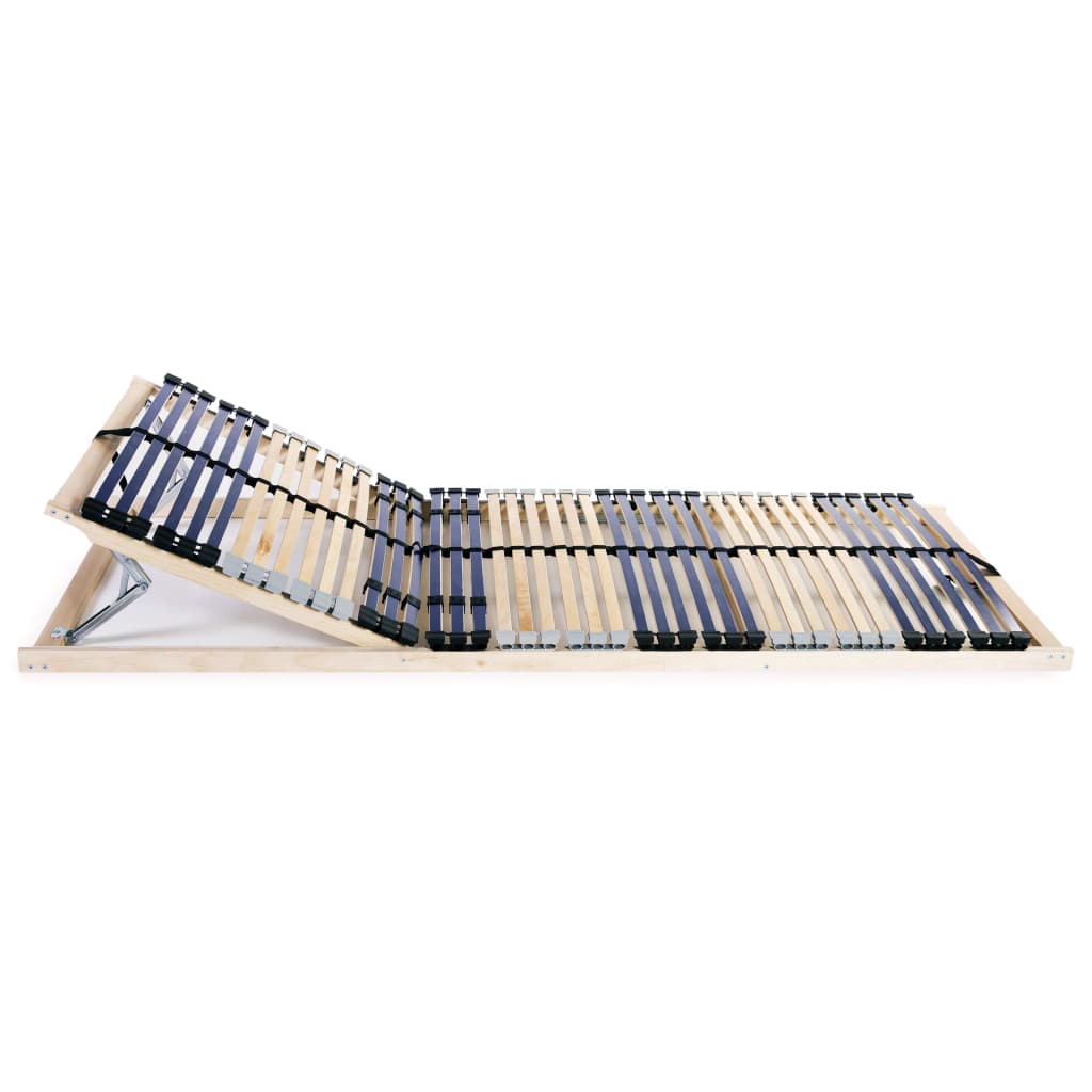 Premium 42-Slat Beech Bed Base, 7 Zones, 80x200 cm - No Mattress