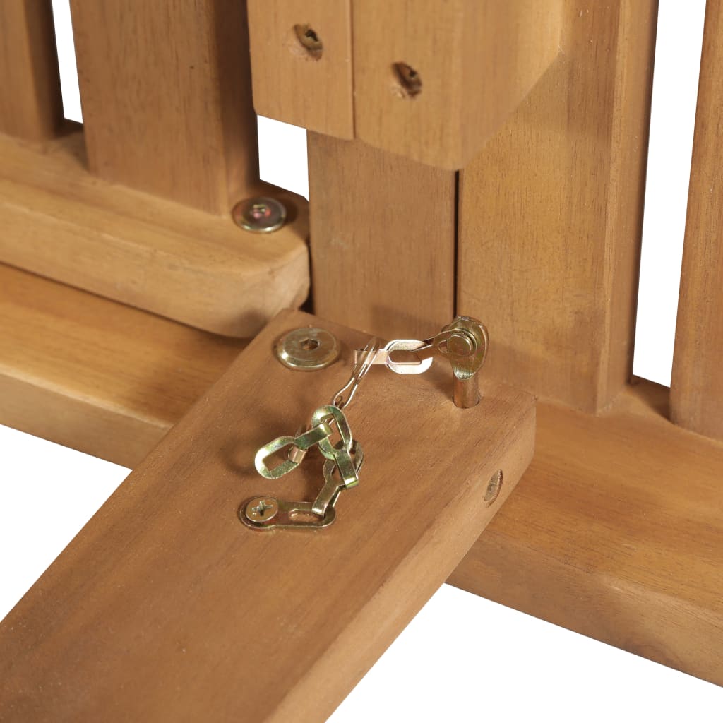 Solid Acacia Wood Folding Sun Lounger - Durable & Stylish