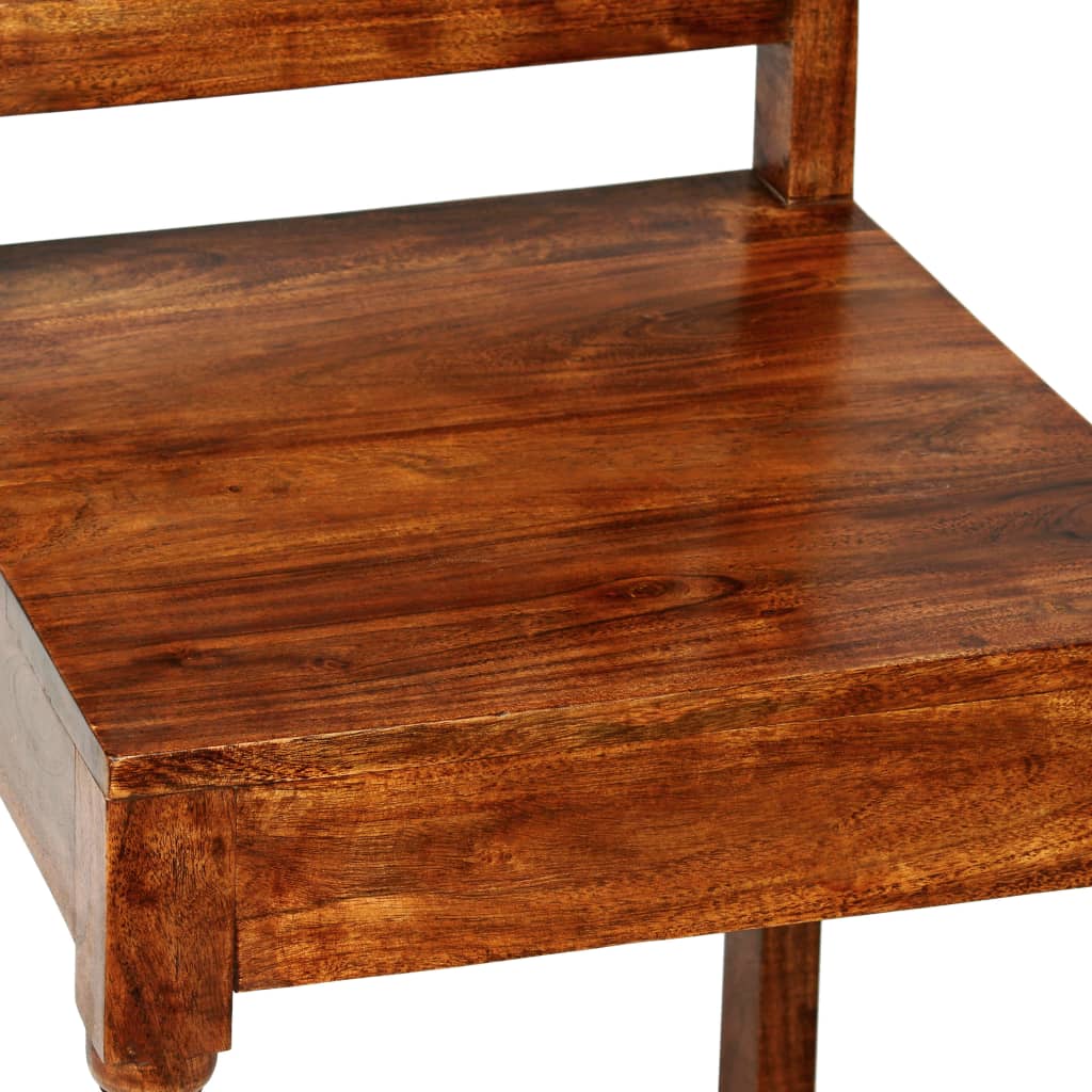 Dining Chairs 6 Pcs Solid Wood Classic
