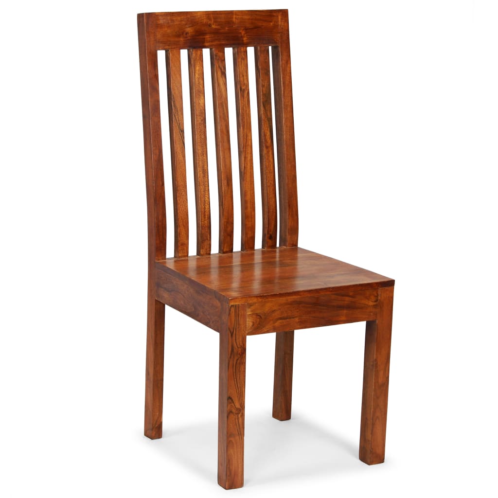Dining Chairs 6 Pcs Solid Wood Modern