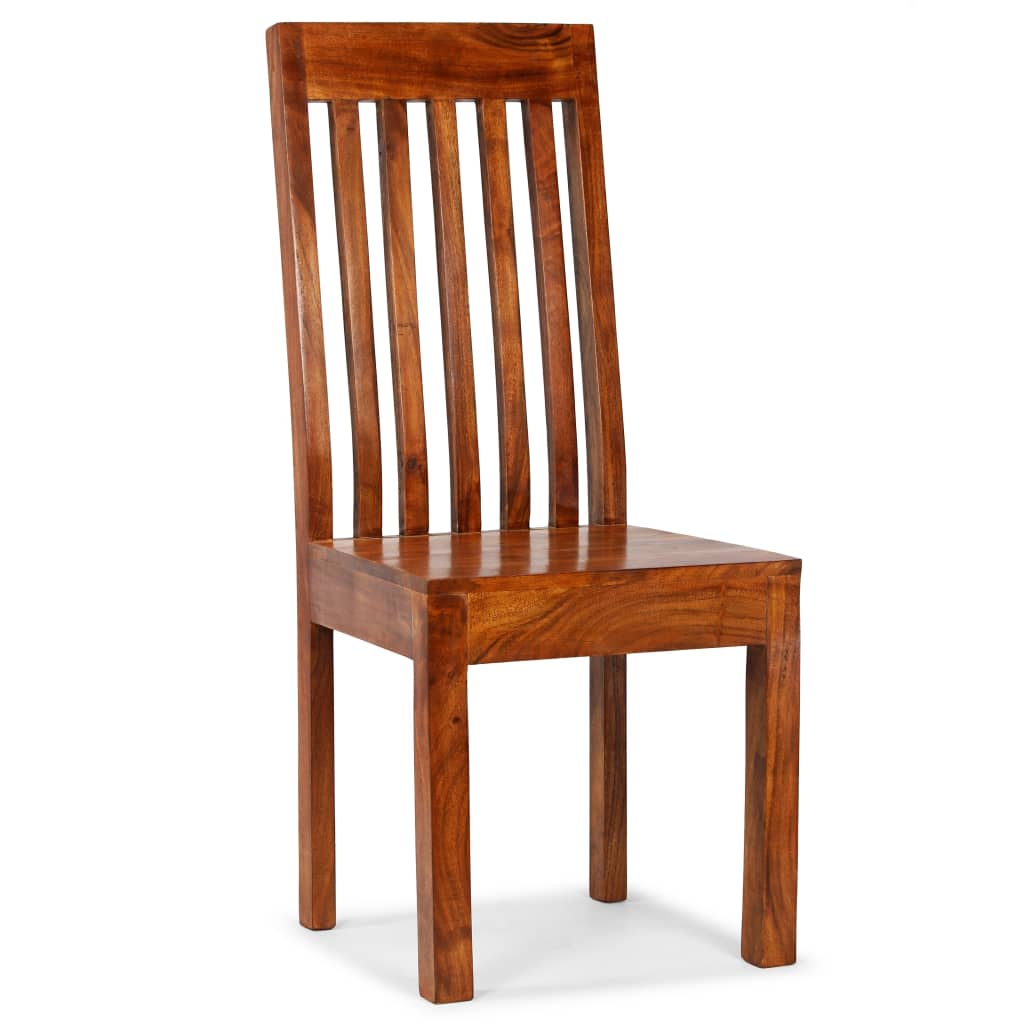 Dining Chairs 6 Pcs Solid Wood Modern
