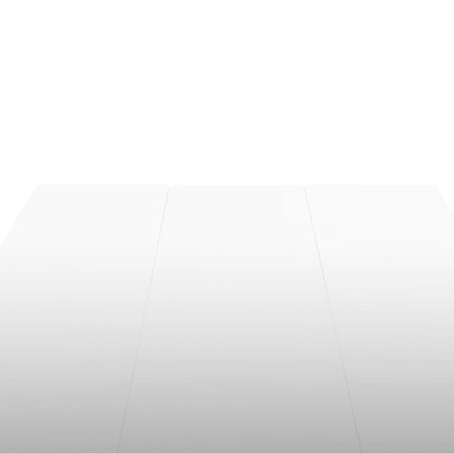 High Gloss White Dining Table, 179x89x81 cm, Modern Elegance