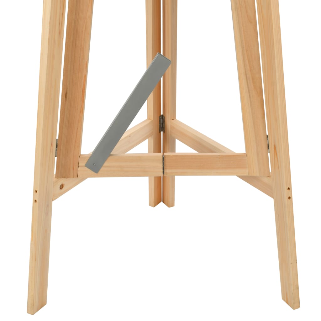 Compact Fir Wood Foldable Bar Table - 78 cm