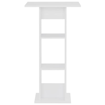 White Bar Table 60x60x110 cm - Sleek & Modern Design