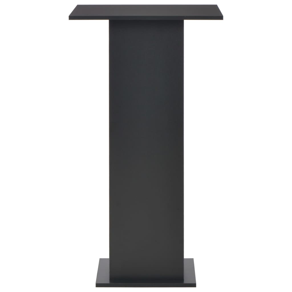 Sleek Black Bar Table 60x60x110 cm - Elegant and Durable Design