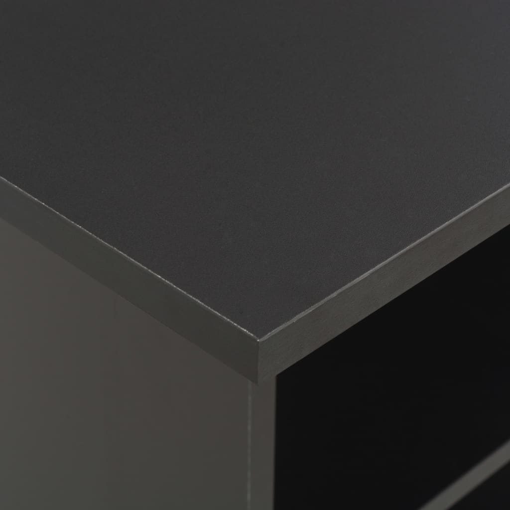 Sleek Black Bar Table 60x60x110 cm - Elegant and Durable Design