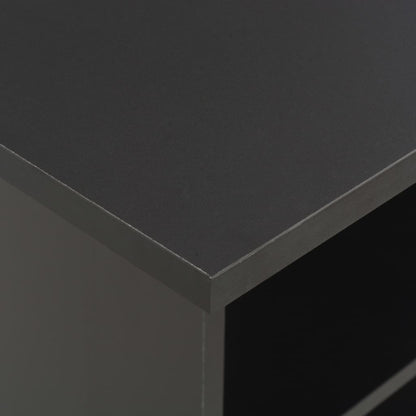 Sleek Black Bar Table 60x60x110 cm - Elegant and Durable Design