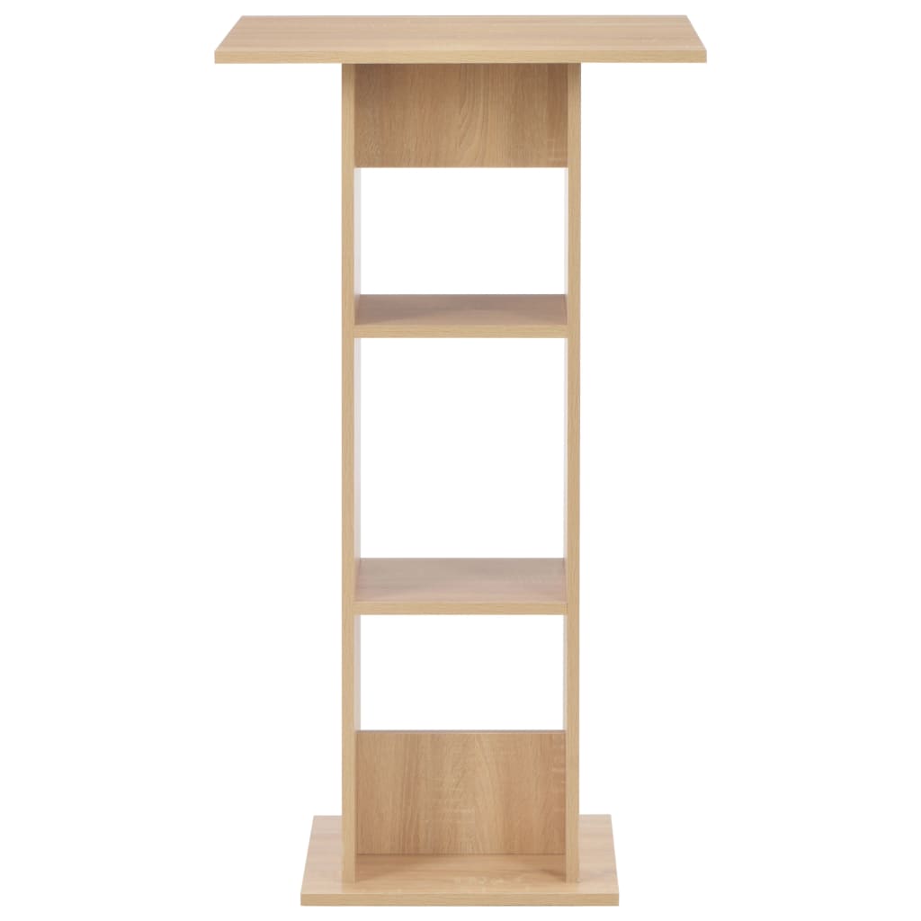 Elegant Oak Bar Table - 60x60x110 cm - Stylish & Sturdy Design