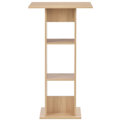 Elegant Oak Bar Table - 60x60x110 cm - Stylish & Sturdy Design