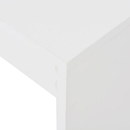 White Bar Table with Shelf, 110x50x103 cm, Modern Design