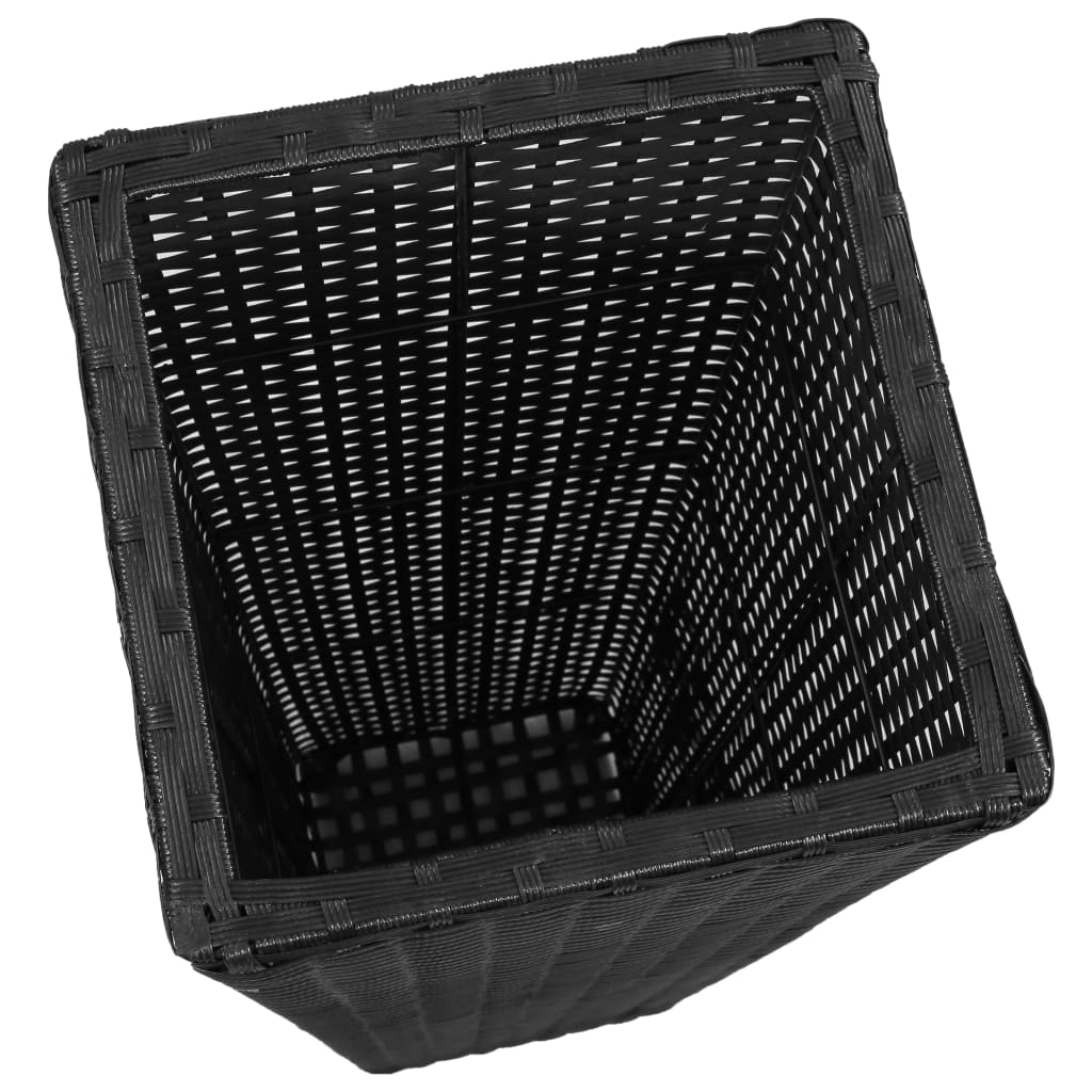 3-Piece Poly Rattan Raised Garden Beds Set - Durable & Stylish