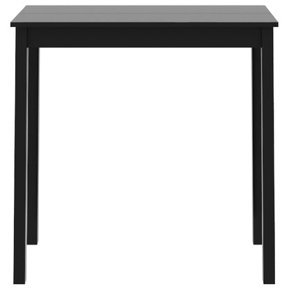 Sleek Black MDF Bar Table, 115x55x107 cm - Modern Design