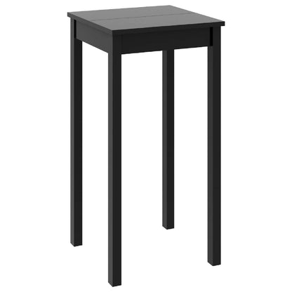 Sleek Black MDF Bar Table - 55x55x107 cm Modern Design