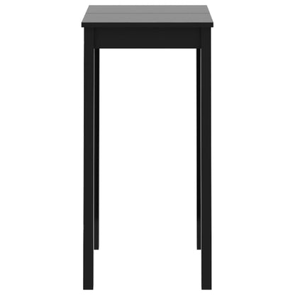 Sleek Black MDF Bar Table - 55x55x107 cm Modern Design