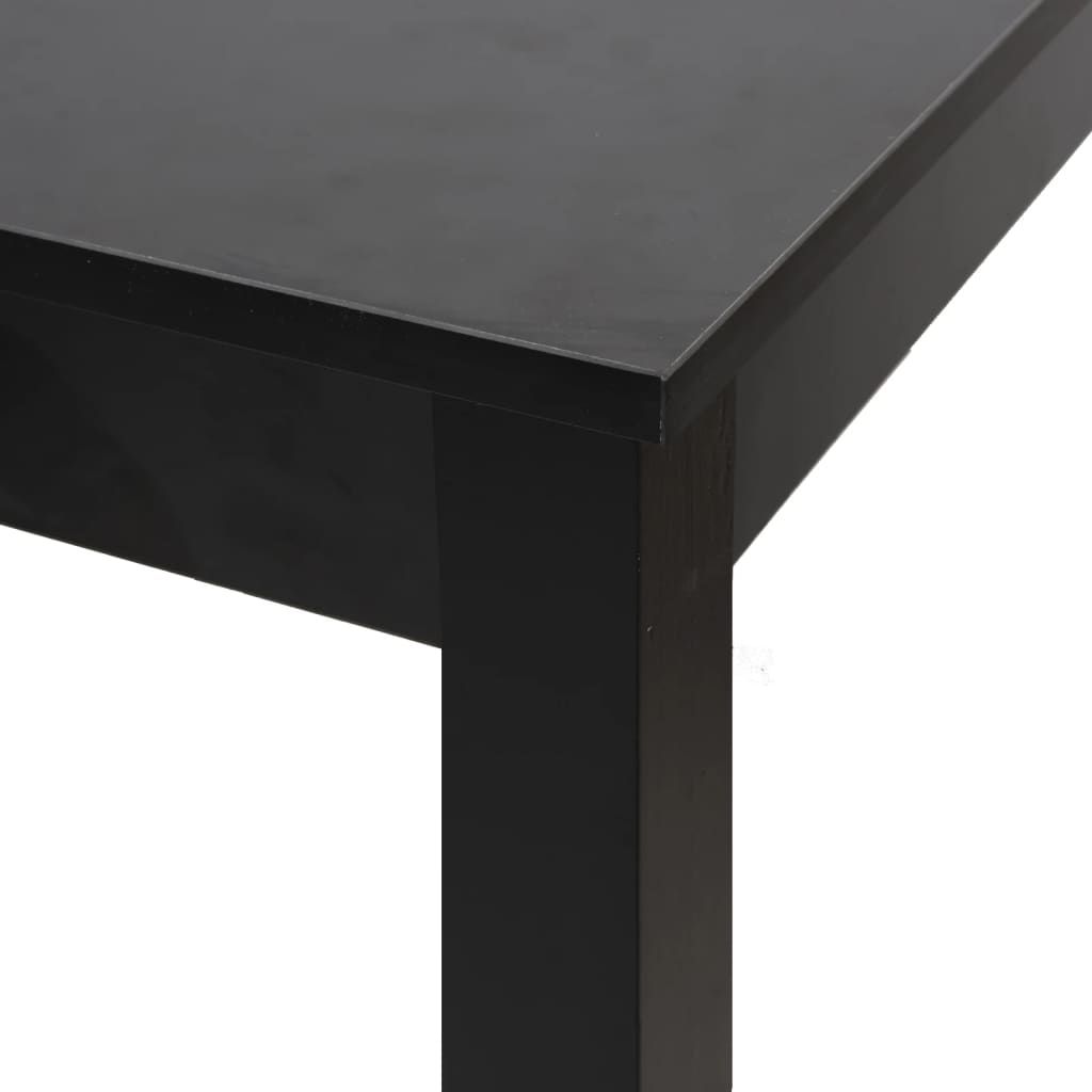 Sleek Black MDF Bar Table - 55x55x107 cm Modern Design