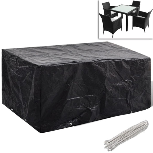 Waterproof Garden Cover for 4-Person Poly Rattan Set, 180x140cm