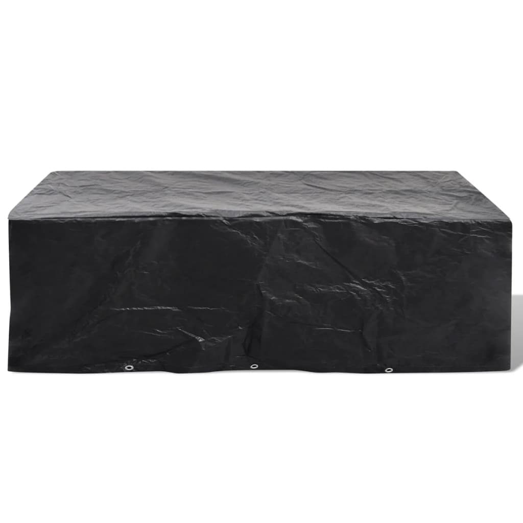Durable Poly Rattan Garden Furniture Cover for 8-Person Set, 300x140cm