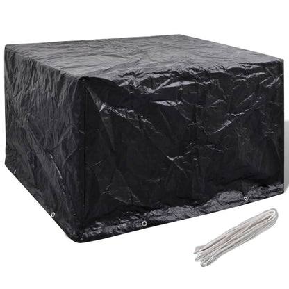 Durable Green Garden Furniture Cover, 8 Eyelets, 135x135x90 cm