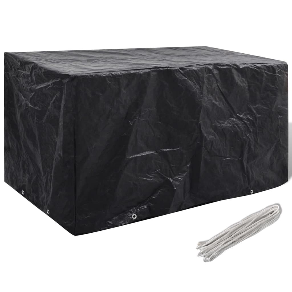 Durable Green Garden Furniture Cover, 8 Eyelets, 180x70x90 cm
