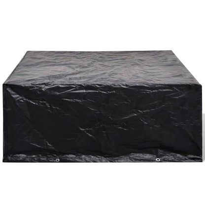 Waterproof Garden Furniture Cover, 10 Eyelets, 260x260cm, Black