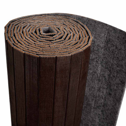 Dark Brown Bamboo Room Divider - 250x165 cm Privacy Screen