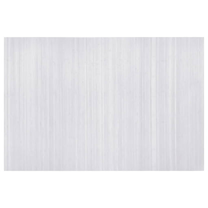 Elegant White Bamboo Room Divider 250x165 cm - Natural Privacy