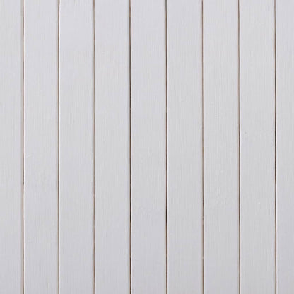 Elegant White Bamboo Room Divider 250x165 cm - Natural Privacy
