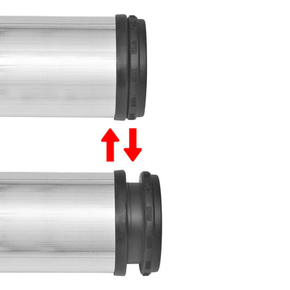 Brushed Nickel Adjustable Table Legs - Set of 4, 1100mm Height