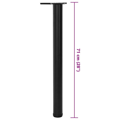 Adjustable Table Legs Set of 4, Black 710mm – Sleek & Versatile Design