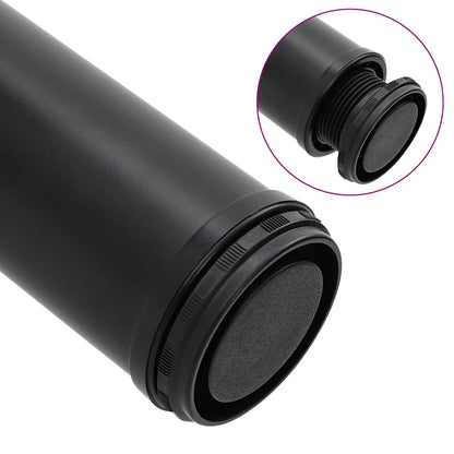 Adjustable Black Table Legs, 1100mm - Set of 4, Sturdy Steel