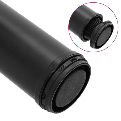 Black Adjustable Table Legs 710mm - Set of 4, Height Customizable