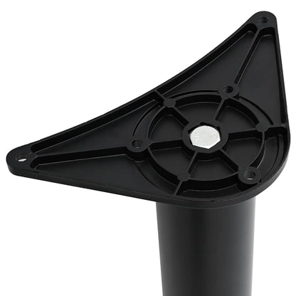 Adjustable Black Metal Table Legs, 870 mm, Set of 4