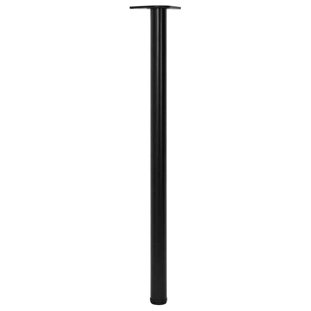 Adjustable Black Table Legs, 1100mm, Set of 4, Sturdy & Stylish