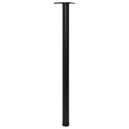 Adjustable Black Table Legs, 1100mm, Set of 4, Sturdy & Stylish