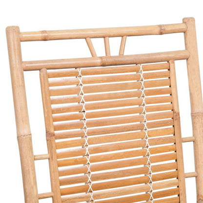Eco-Friendly Bamboo Rocking Chair - Natural Finish
